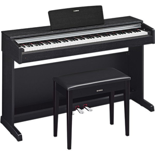 Open Box Yamaha Arius YDP-142 88-Key Digital Piano with Bench Level 1 Black Walnut