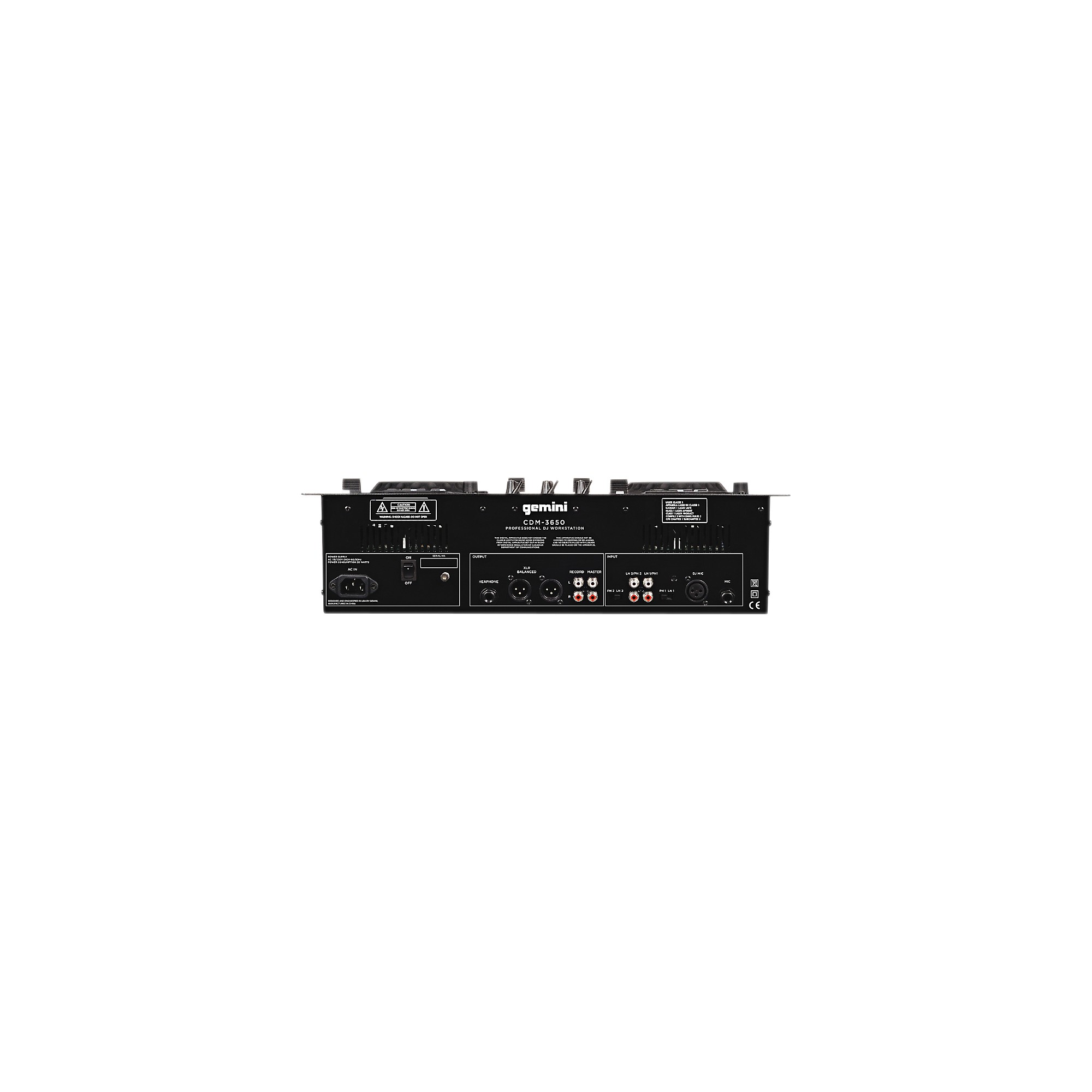 Gemini CDM-3650 Dual CD Mixing Console | Guitar Center