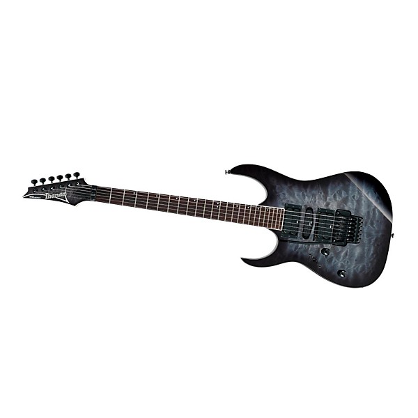 Ibanez RG370QMSPL Left-Handed Electric Guitar Transparent Gray