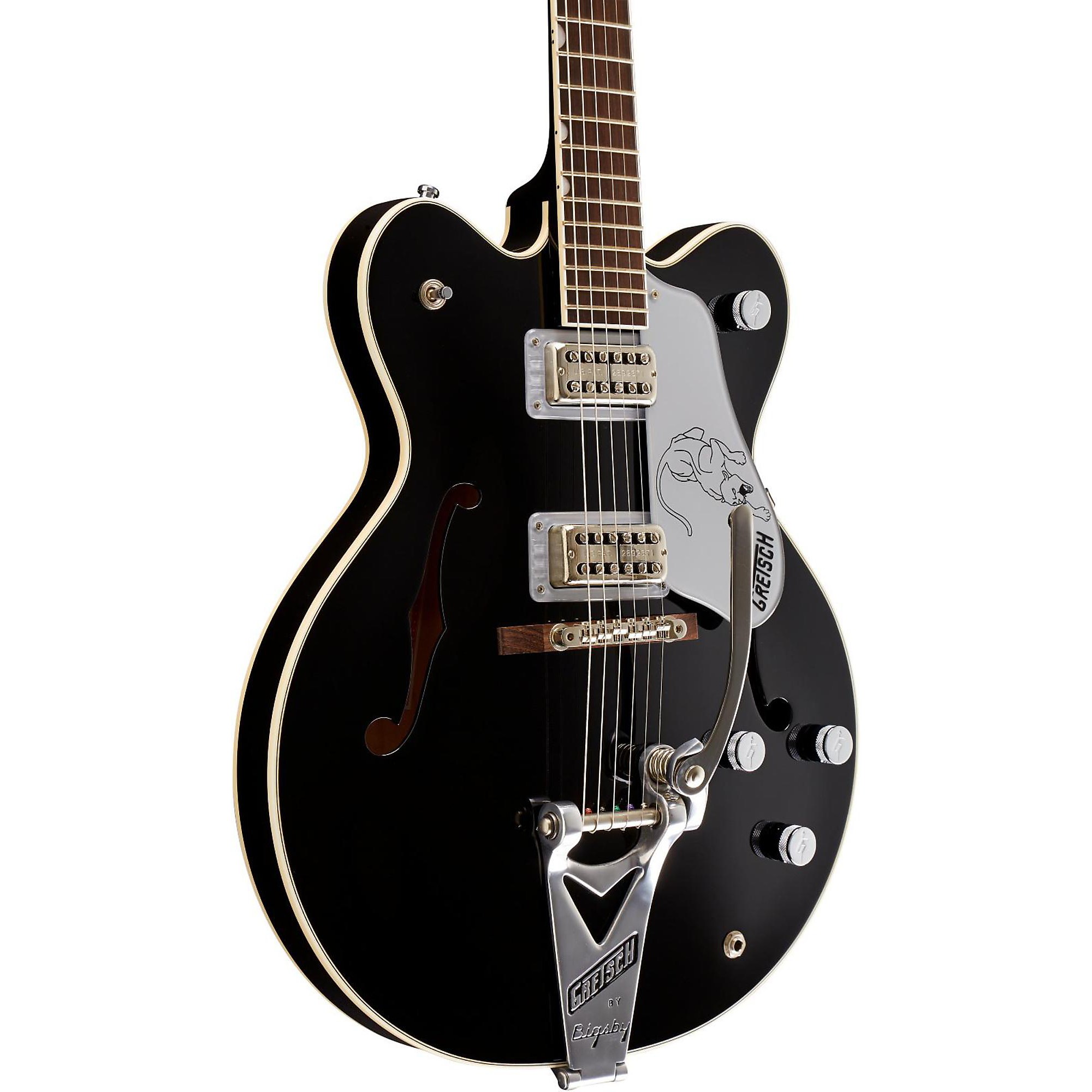 ギター GRETSCH electric guitar Black Platinum Gretsch Guitars G6137TCB Black Panther Center Block