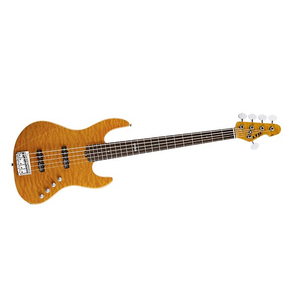 ESP Ltd Elite J-5  5-String Electric Bass Guitar Amber