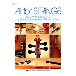 KJOS All For Strings 2 Theory Workbook String Bass