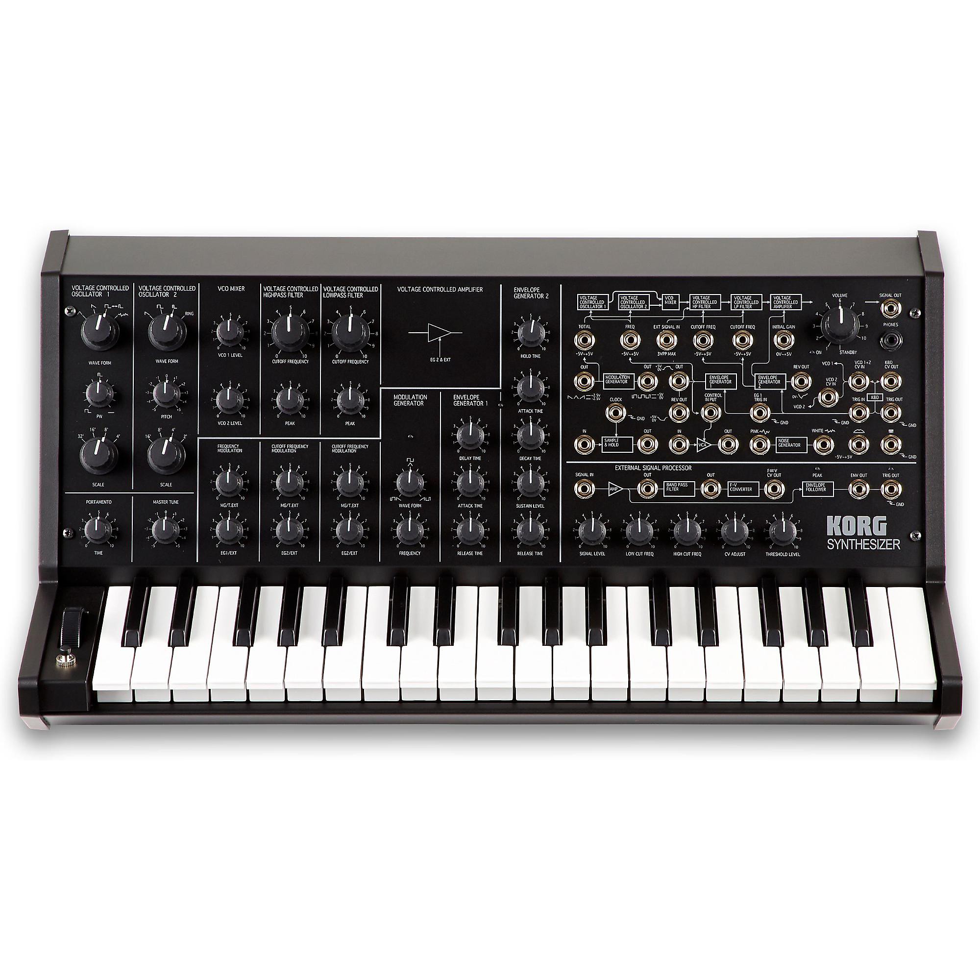 KORG MS-20 Mini Analog Monophonic Synth | Guitar Center