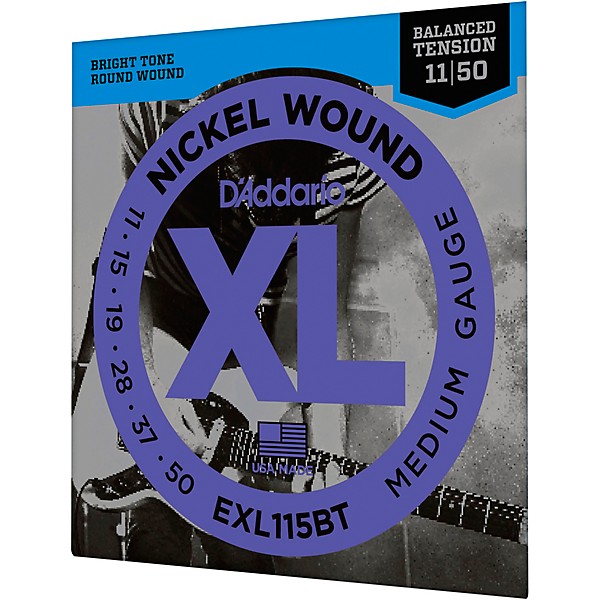 D'Addario EXL115BT Balanced Tension Medium Electric Guitar Strings - Single Pack