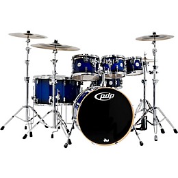 PDP by DW Concept Maple 7-Piece Shell Pack Royal Blue to Black Burst