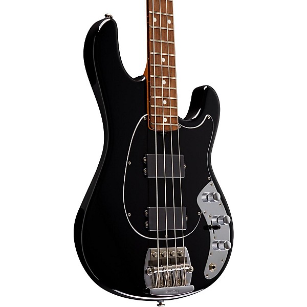 Ernie Ball Music Man Classic Sabre Electric Bass Black/Rosewood Rosewood, Birdseye Maple Neck