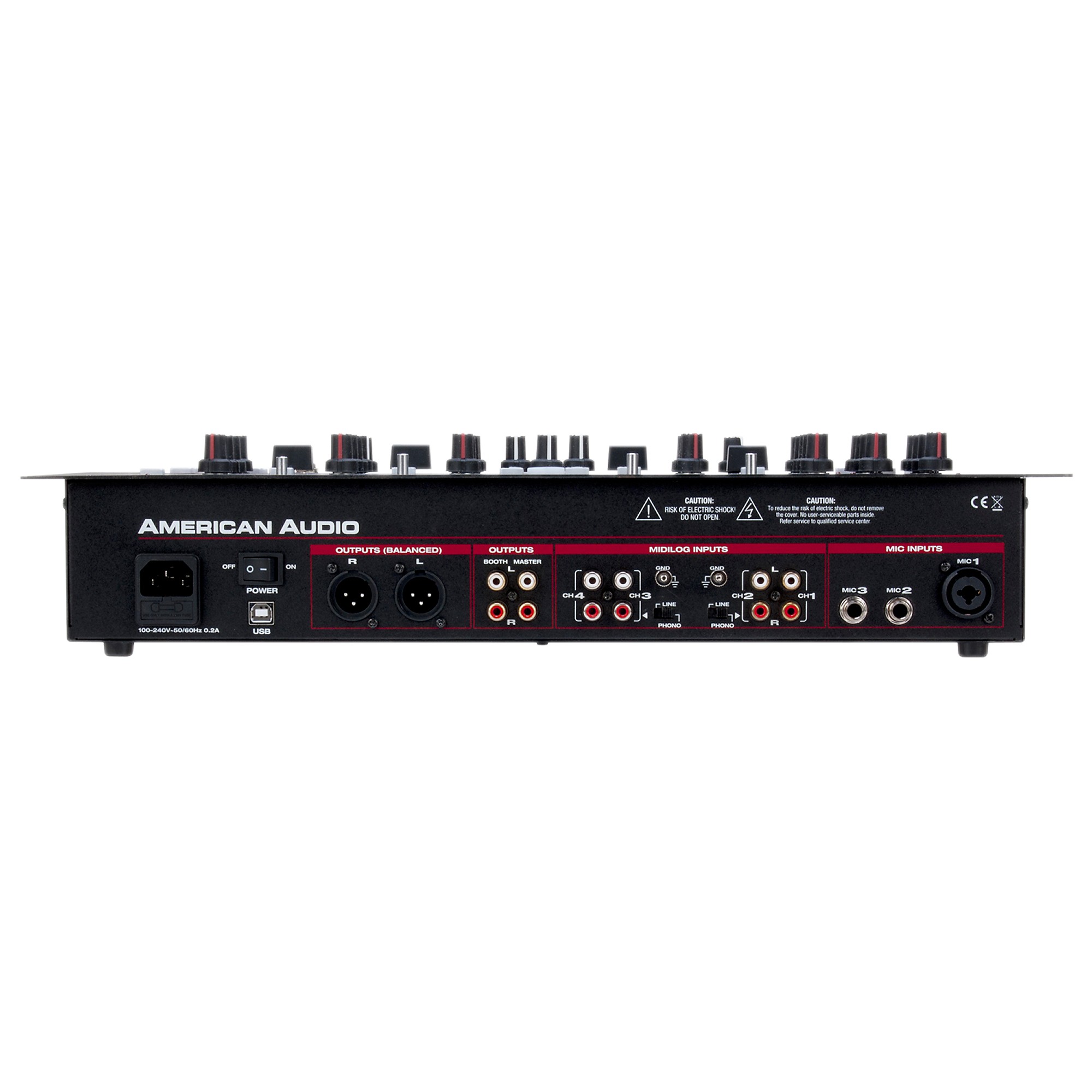 American Audio 19MXR 4-Channel MIDILOG DJ Mixer | Guitar Center