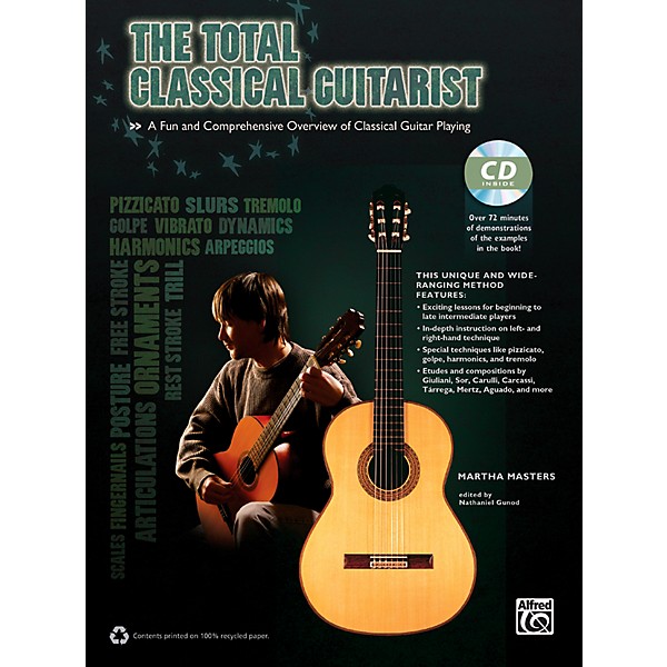 Alfred The Total Classical Guitarist Book & CD