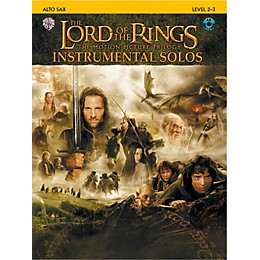 Alfred The Lord of the Rings Instrumental Solos Alto Sax (Book & CD)