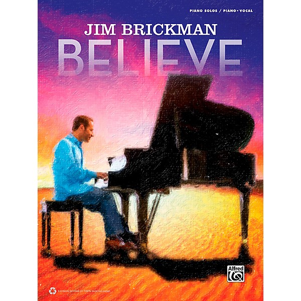 Alfred Jim Brickman - Believe Piano Solo & P/V/G Book