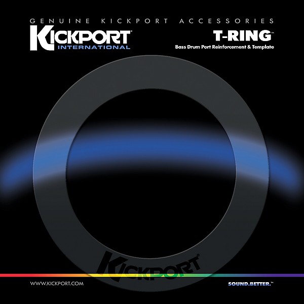 Kickport T-Ring Bass Drum Template/Reinforcement Ring Clear