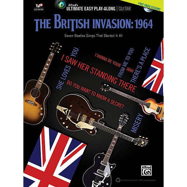 Alfred The British Invasion 1964 Ultimate Easy Guitar Play-Along (Book & DVD)