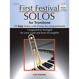 Carl Fischer First Festival Solos for Trombone (20 Easy Solos with Piano Accompaniments)