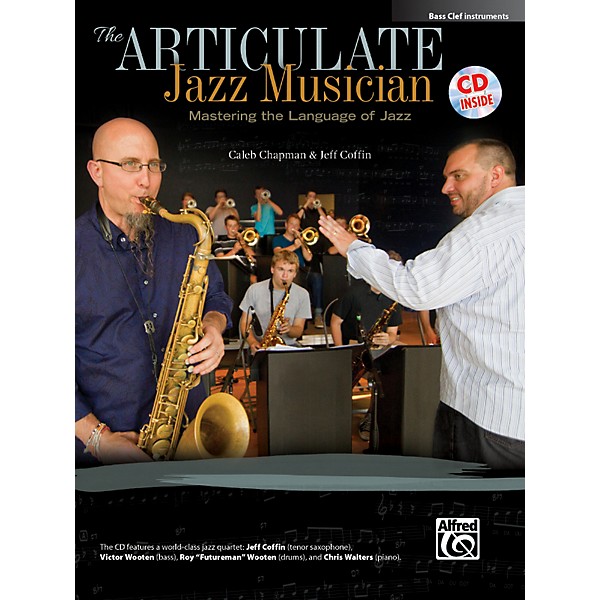 Alfred The Articulate Jazz Musician Bass Clef Instruments Book & CD
