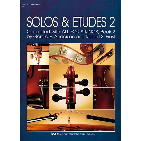 KJOS Solos And Etudes-BOOK 2/PIANO ACCOMP