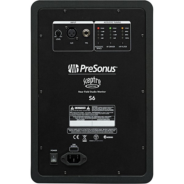 PreSonus Sceptre S6 6.5" CoActual Powered Studio Monitor (Each)