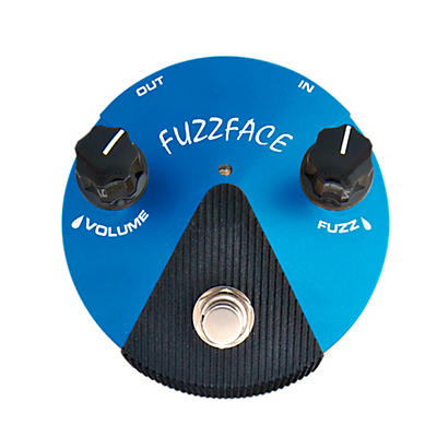 Dunlop Silicon Fuzz Face Mini Blue Guitar Effects Pedal for sale
