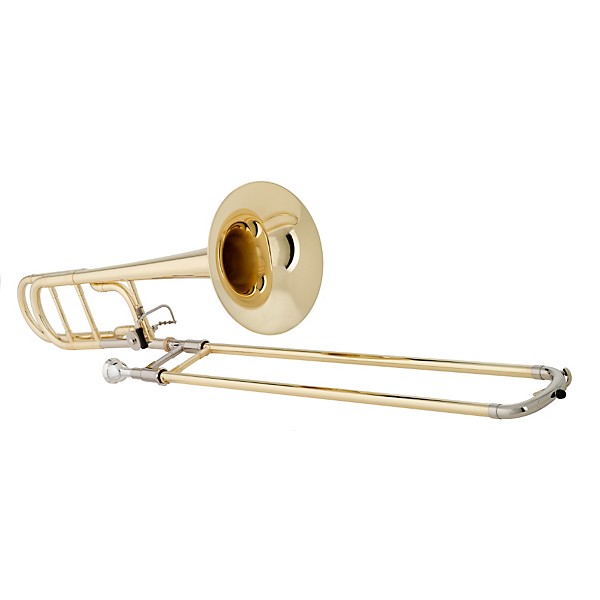 Getzen 547 Capri Series F Attachment Trombone Lacquer Yellow Brass Bell