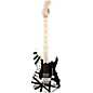 EVH Striped Series Electric Guitar White with Black Stripes