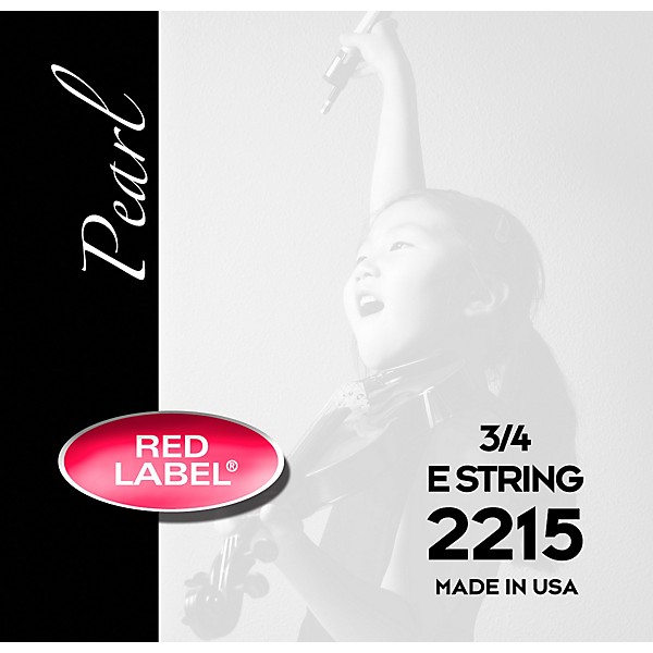 Super Sensitive Red Label Pearl Nylon Core Violin E String 3/4 Size