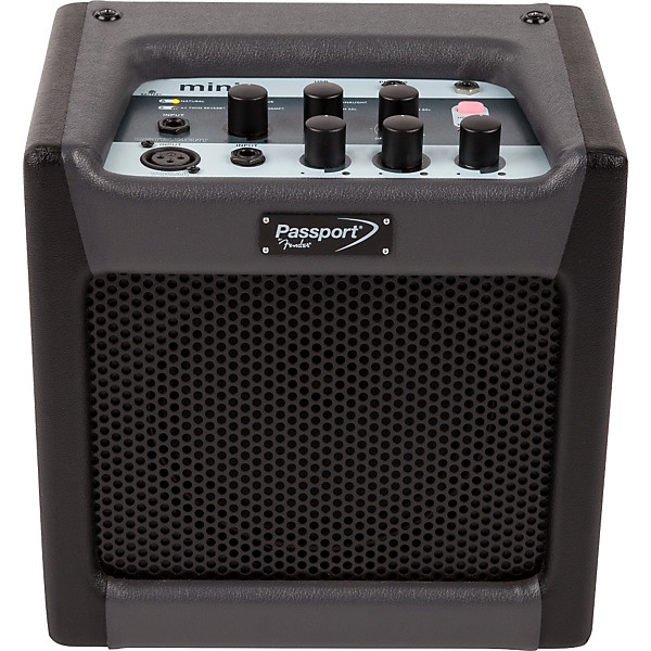 Fender Passport Mini 7W 1x8 Battery Powered Acoustic Guitar Combo with Effects Black