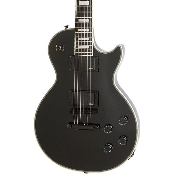 Open Box Epiphone Limited Edition Matt Heafy Les Paul Custom Electric Guitar Level 2 Ebony 190839149800
