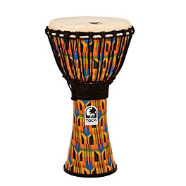 Toca Freestyle Kente Cloth Rope Tuned Djembe 10 in. Toca Freestyle Kente Cloth Rope Tuned Djembe 10 in.