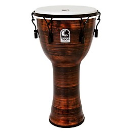 Toca Spun Copper Mechanically Tuned Djembe 12 in.