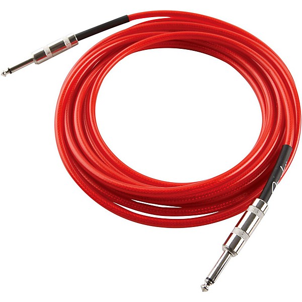 Open Box Fender California Instrument Cable Level 1 Candy Apple Red 15 ft.