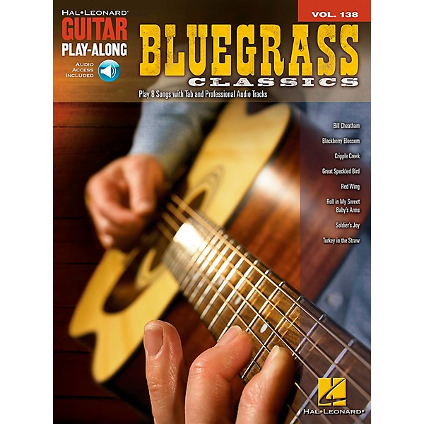 Hal Leonard Bluegrass Classics - Guitar Play-Along Volume 138 Book/Audio Online