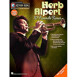 Hal Leonard Herb Alpert - Jazz Play-Along Volume 164 Book/CD