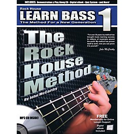 Rock House The Rock House Method - Learn Bass Guitar Book 1 (Book/CD)