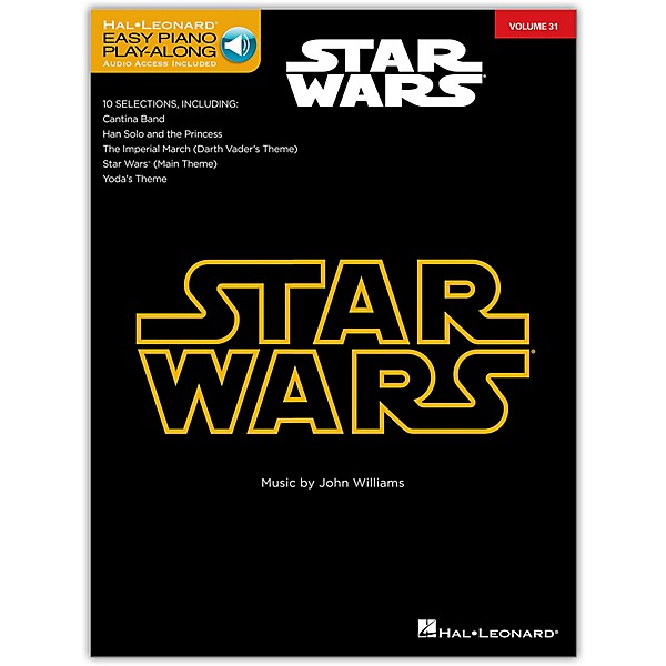 Hal Leonard Star Wars - Easy Piano Play-Along Volume 31 Book/Online Audio