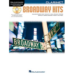 Hal Leonard Broadway Hits For Clarinet - Instrumental Play-Along Book/CD