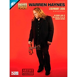 Cherry Lane Warren Haynes Legendary Licks Book/CD