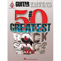 Hal Leonard Guitar World's 50 Greatest Rock Songs Of All Time Guitar Tab Songbook