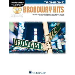 Hal Leonard Broadway Hits For Trombone - Instrumental Play-Along Book/CD