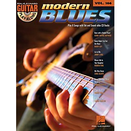 Hal Leonard Modern Blues - Guitar Play-Along Volume 166 Book/CD