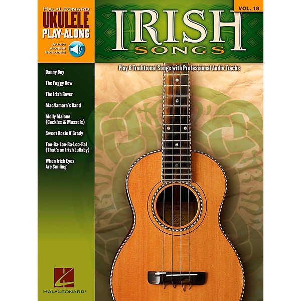 Hal Leonard Irish Songs - Ukulele Play-Along Volume 18 Book/Audio Online