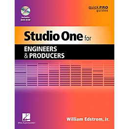 Hal Leonard Studio One For Engineers & Producers  Quick Pro Guides Series Book/DVD-ROM