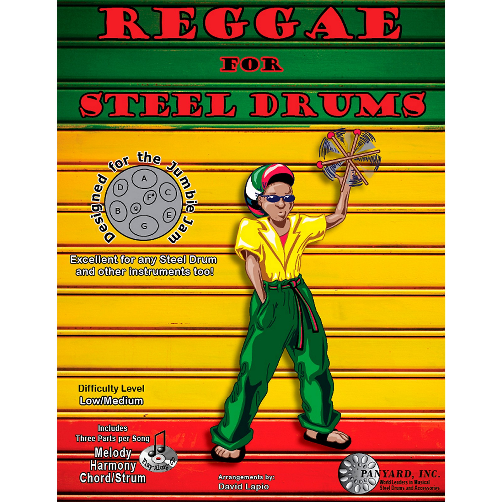 Panyard Jumbie Reggae for Steel Drum Song | Center