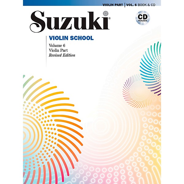 Alfred Suzuki Violin School Violin Part Volume 6 Revised Book & CD