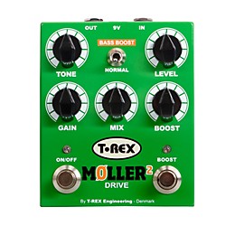 T-Rex Engineering Moller 2 Overdrive Pedal With Clean Boost