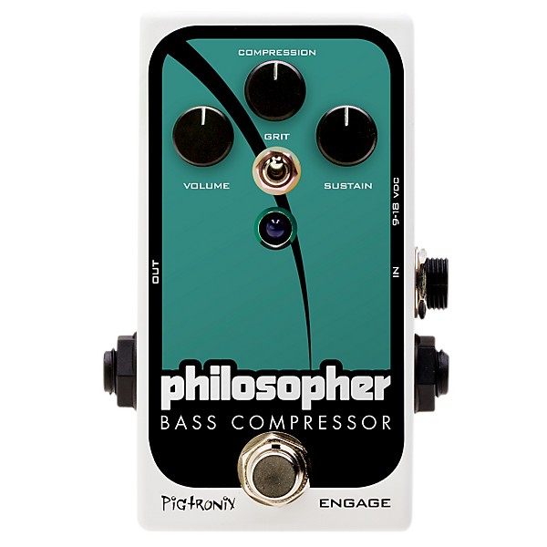 Pigtronix Philosopher Bass Compressor Effects Pedal