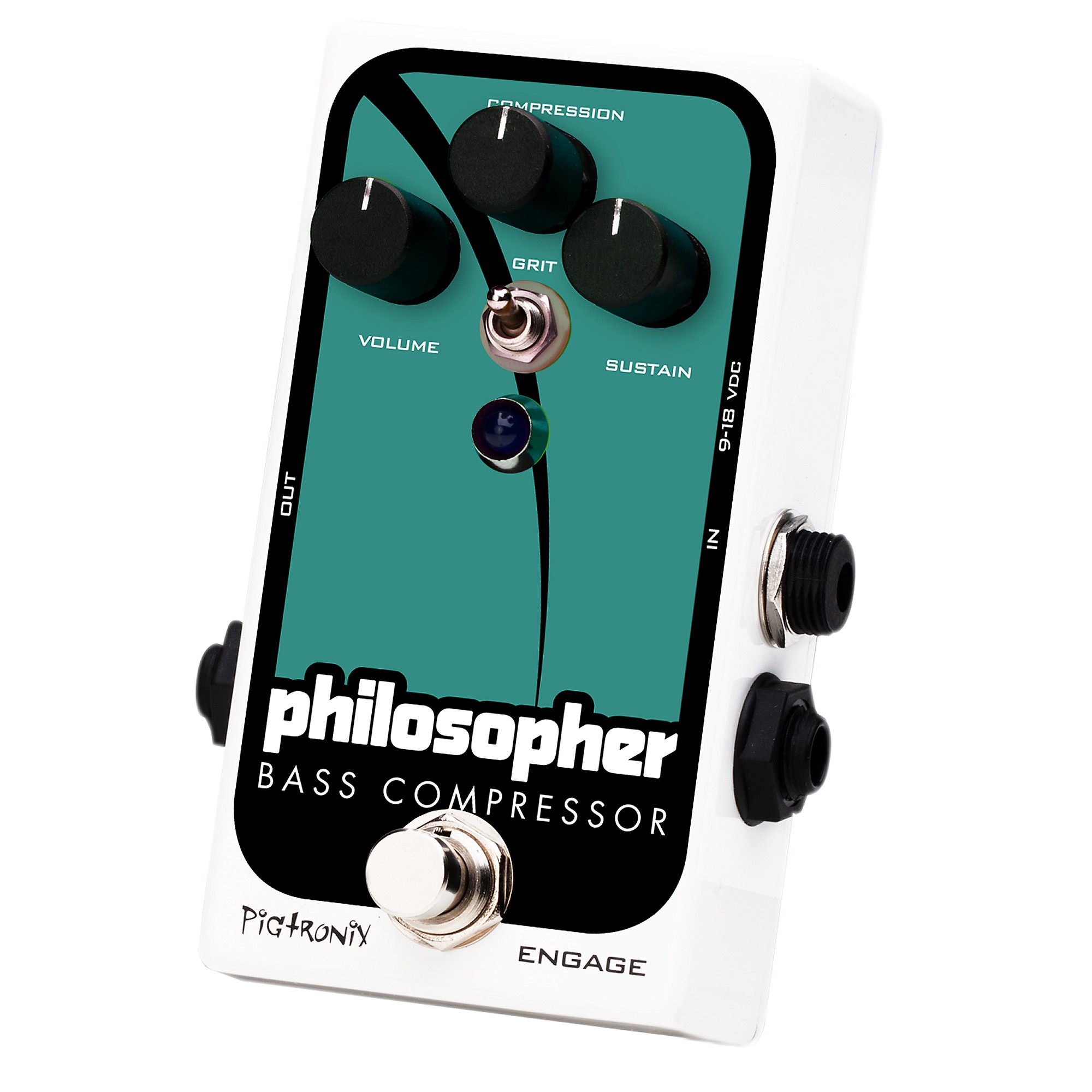 ベース Pigtronix philosopher BASS COMPRESSOR Open Box Pigtronix Philosopher Bass Compressor Effects Pedal