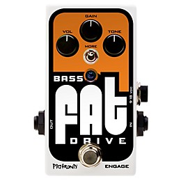 Open Box Pigtronix Bass Fat Drive Effects Pedal Level 1