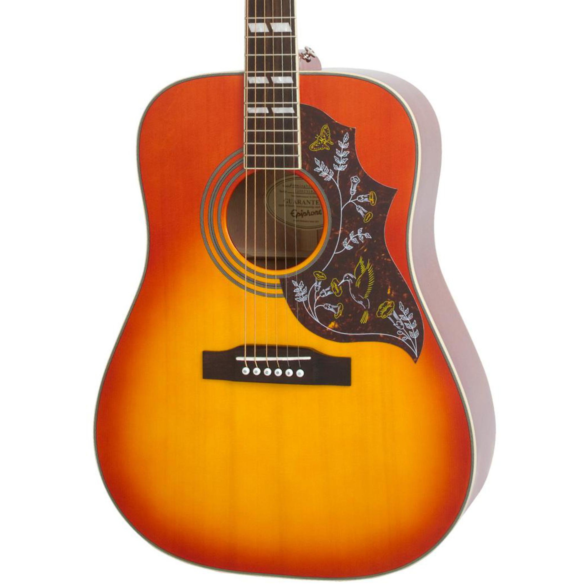 epiphone hummingbird pro left handed