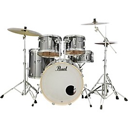 Pearl Export New Fusion 5-Piece Drum Set With Hardwar... Pearl Export New Fusion 5-Piece Drum Set With Hardware Smokey Chrome