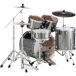 Pearl Export New Fusion 5-Piece Drum Set With Hardware Smokey Chrome