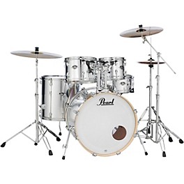 Pearl Export New Fusion 5-Piece Drum Set With Hardwar... Pearl Export New Fusion 5-Piece Drum Set With Hardware Mirror Chrome